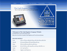 Tablet Screenshot of cashregister.co.nz